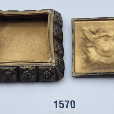 Metal trinket box
