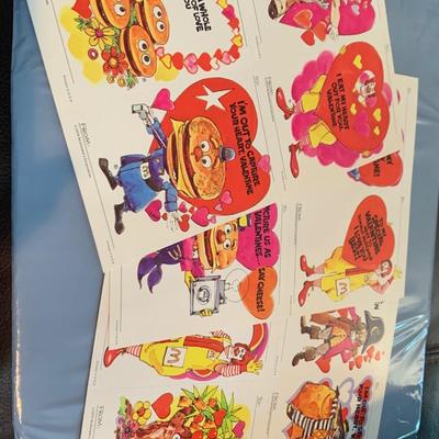 Vintage Unused McDonald's Valentines