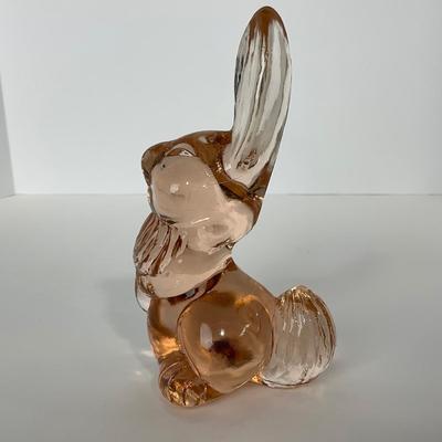-11- URANIUM | Viking Glass Peach Epic Bunny (Thumper) | Marked