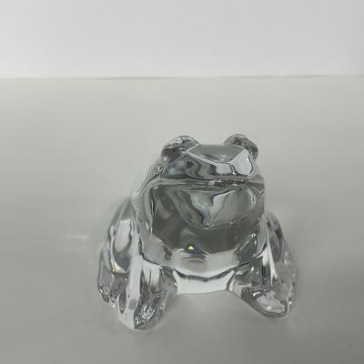 -12- BACCARAT | Crystal Marked Frog