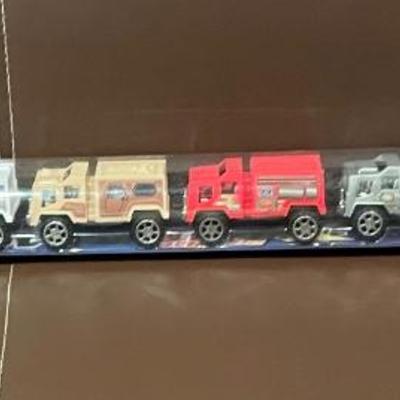 40â€ of toy trucks