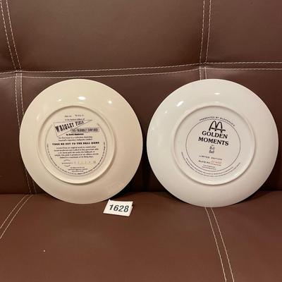 Cubs and McDonalds plates