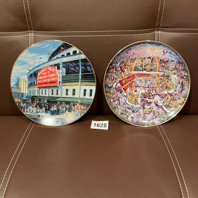 Cubs and McDonalds plates