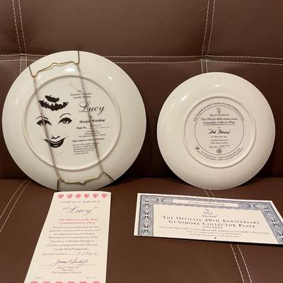 Lucy and Bonanza plate