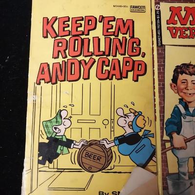 MAD, CROCK, ANDY CAPP & WIZARD OF ID VINTAGE BOOKS