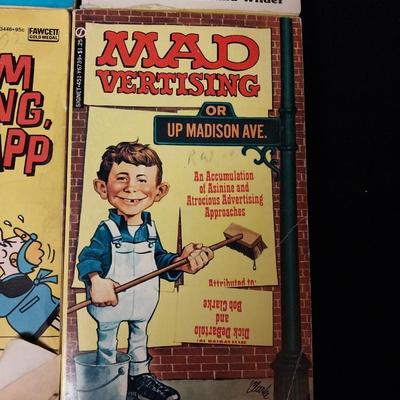 MAD, CROCK, ANDY CAPP & WIZARD OF ID VINTAGE BOOKS