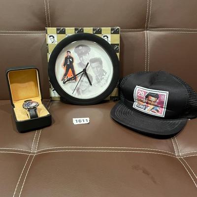 Wall clock,hat and watch