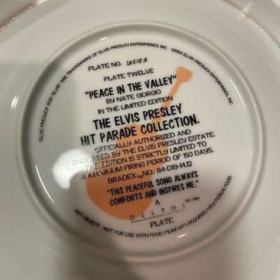 Elvis plates and watch