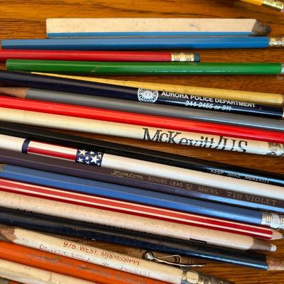 Vintage Advertising Pencils UP RR