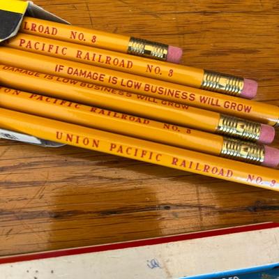 Vintage Advertising Pencils UP RR