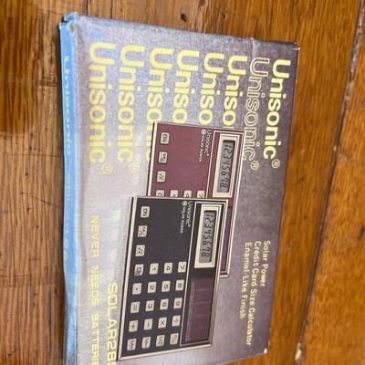 80s solar pocket calculator