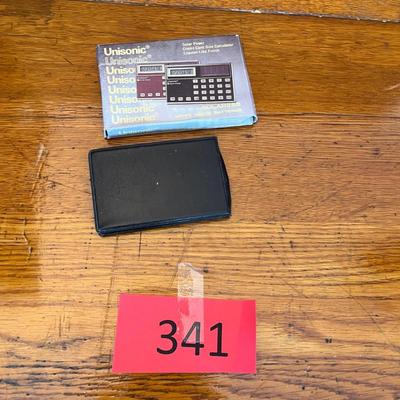 80s solar pocket calculator