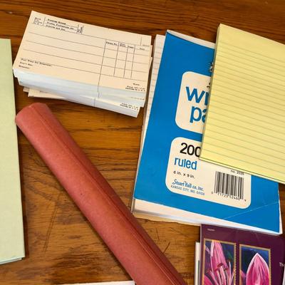 Note pad & misc.