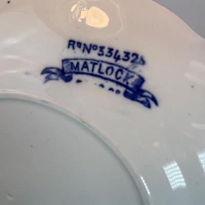 Blue and White bowls, plates, tea pot