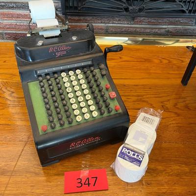 R.C. Collins Adding Machine