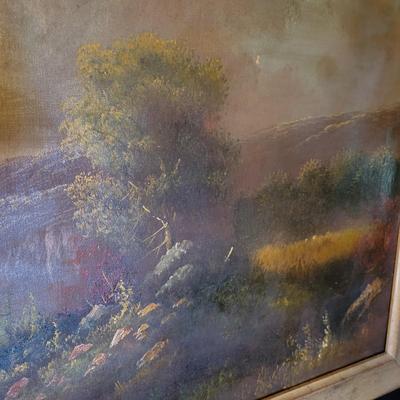 Framed Original Oil Landscape Painting (UB-DW)