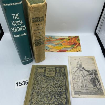 Older books and postcards