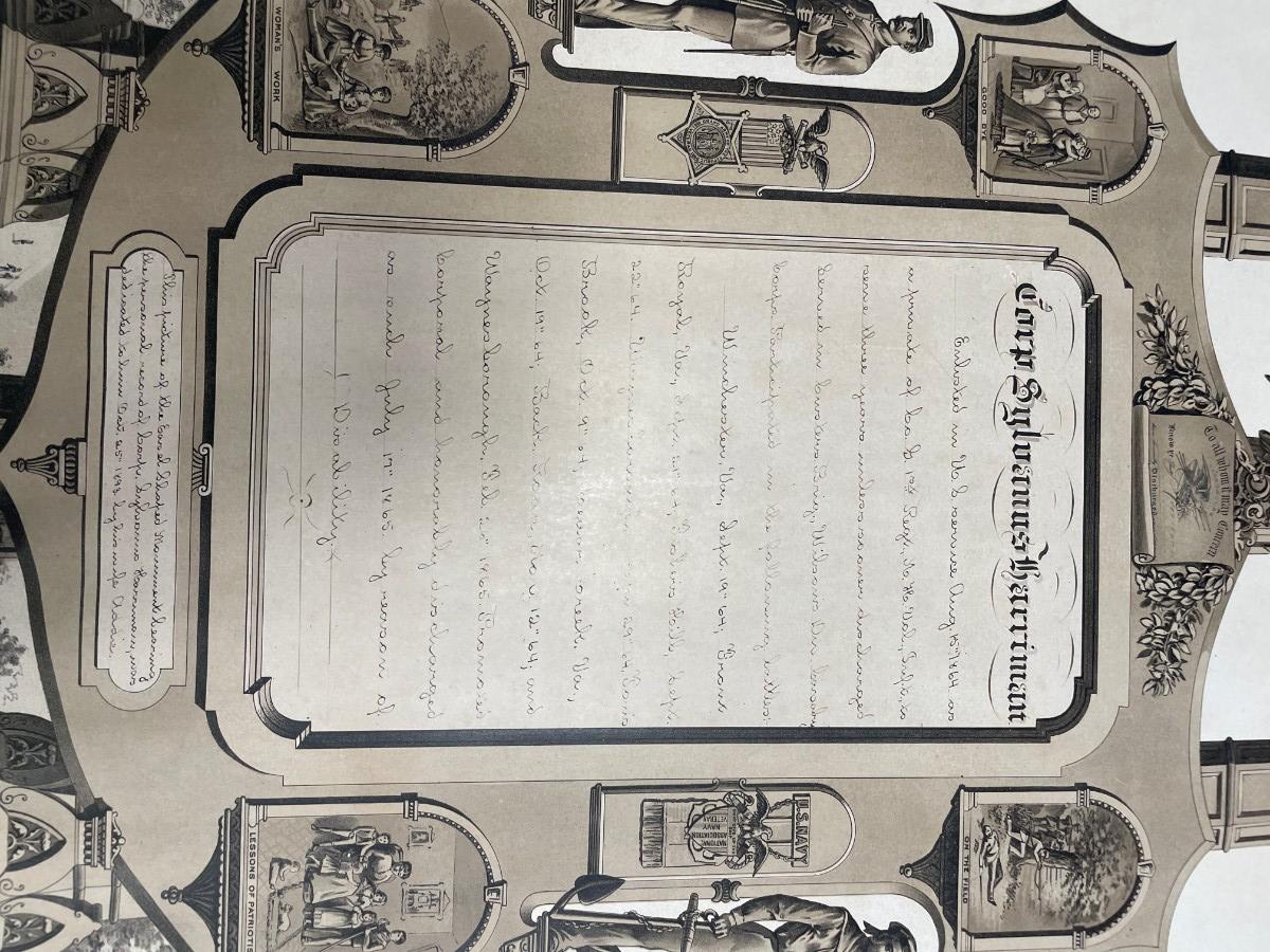 1891 Civil War Monument Designed by Monumental Bronze Co