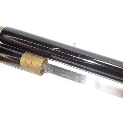 Walking Cane-sword with pull out/ 36 in. / 17 in sword..est. $50 to $150.