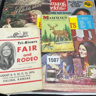 Old books and magazines