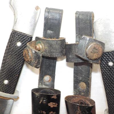 2 Hitler Youth Knifes and cases. ( REAL). est. $30 to $150.