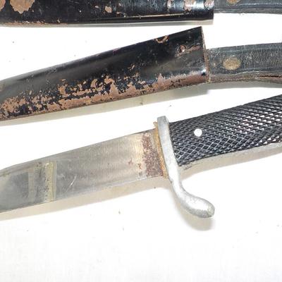 2 Hitler Youth Knifes and cases. ( REAL). est. $30 to $150.