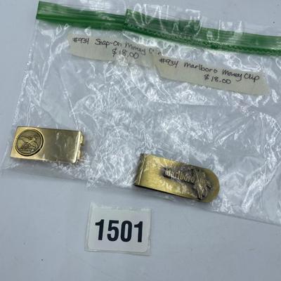 Marlboro and Snap On Money clips