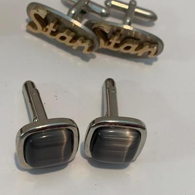 Vintage Cufflinks Jewelry Estate Lot