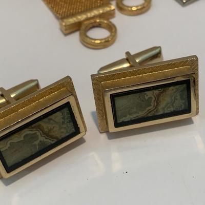 Vintage Cufflinks Jewelry Estate Lot
