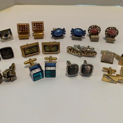 Vintage Cufflinks Jewelry Estate Lot