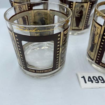 Set of 4 roaring 20â€™s glasses