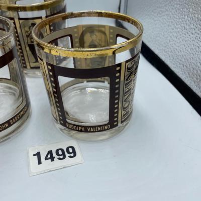 Set of 4 roaring 20â€™s glasses