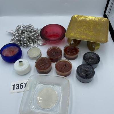 Candles and accessories