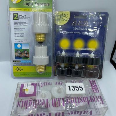 Light sensors and Flameless candles