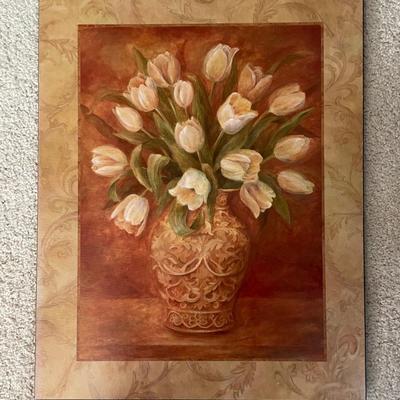 Tulip canvas pic
