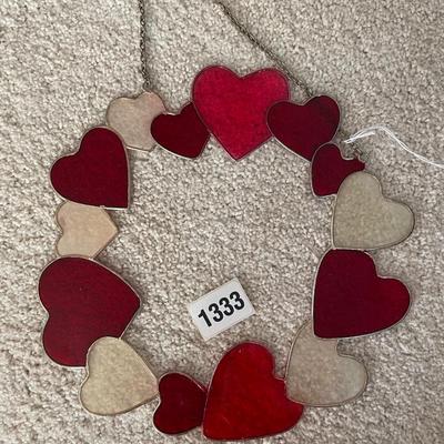 Heart stain glass