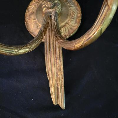 Pair of Brass Wall Sconces (UB-DW)
