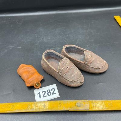 Loafers and water bag
