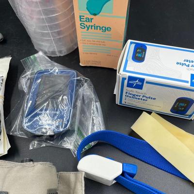 Stethoscope/blood pressure cuff