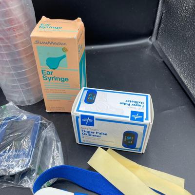 Stethoscope/blood pressure cuff