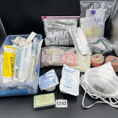 Masks and medical supplies