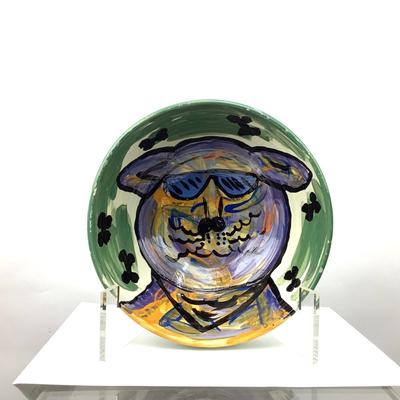 Lot 895 Pottery Bowl Hand Painted by Robin Tody