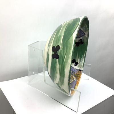 Lot 895 Pottery Bowl Hand Painted by Robin Tody