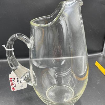 Glass pitcher