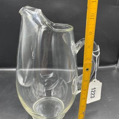Glass pitcher
