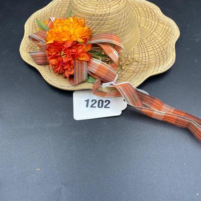Decorative fall hat decor