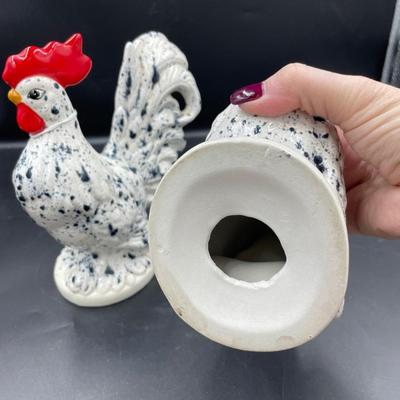 Rooster and hen