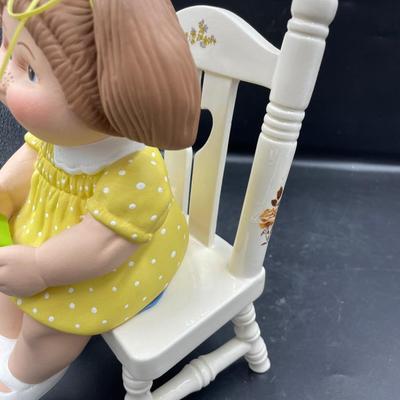 Cabbage Patch with chair