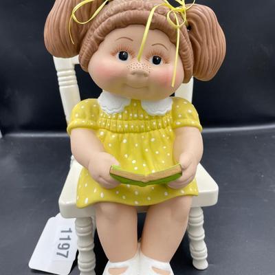 Cabbage Patch with chair