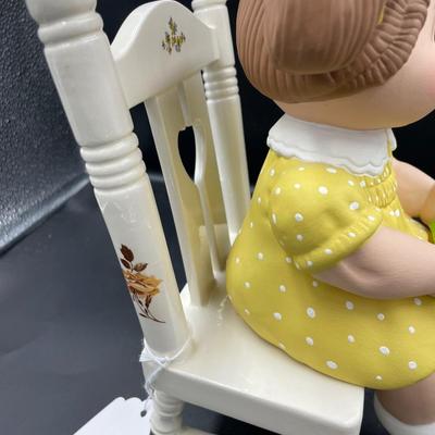 Cabbage Patch with chair